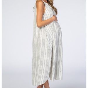 Pinkblush High Neck Maternity Maxi Dress